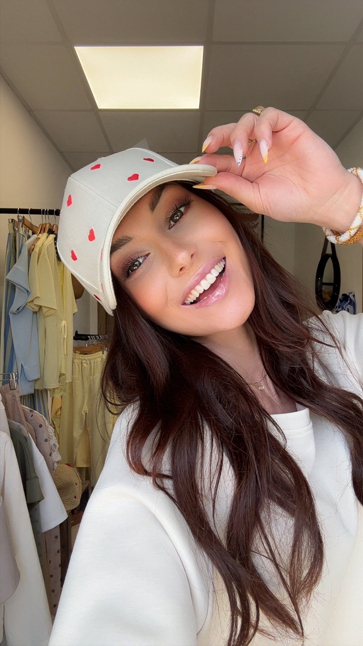 Casquette cœur