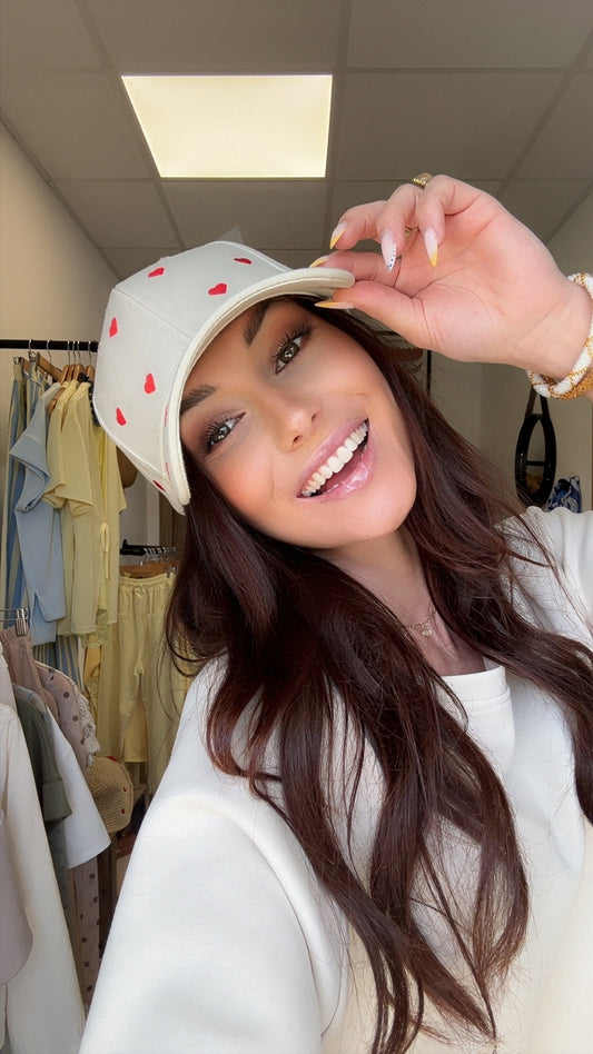 Casquette cœur