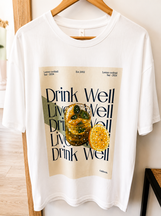TEE shirt DRINK WELL