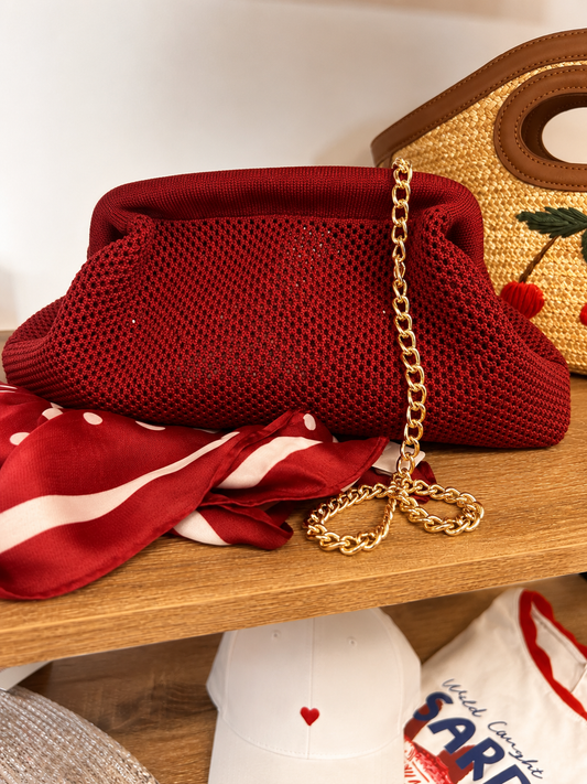 Pochette bordeaux