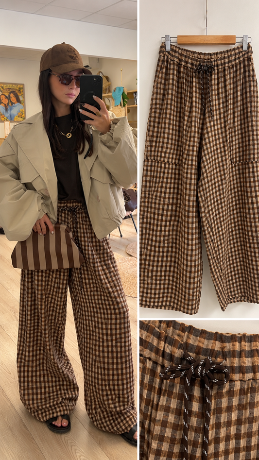 Pantalon Malia Choco